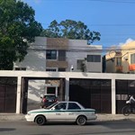 A car on the street